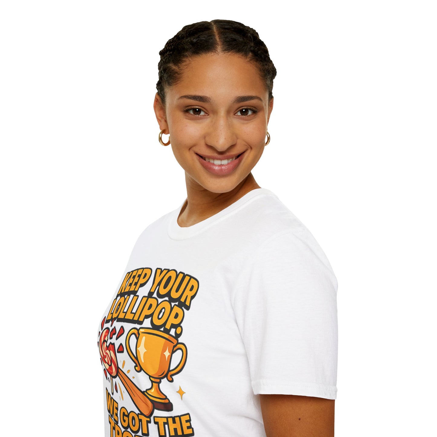 Keep Your Lollipop, Unisex T-Shirt, Funny RCB supporters' Tee, Sweet Victory Shirt, Gift for RCB fans